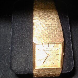 Benrus Bracelet Wrist Watch  Gold overlay Unisex